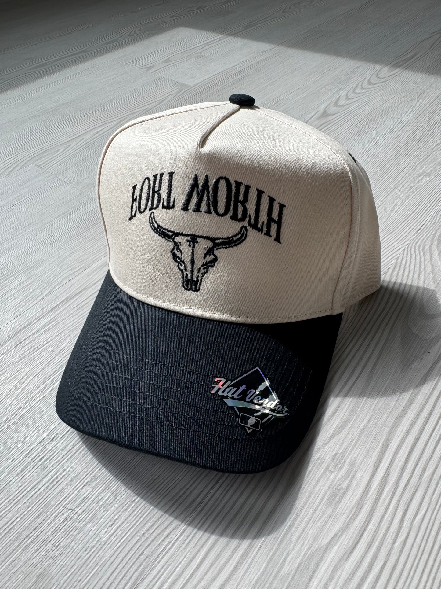 The Takeover Co. Cream & Black Snapback